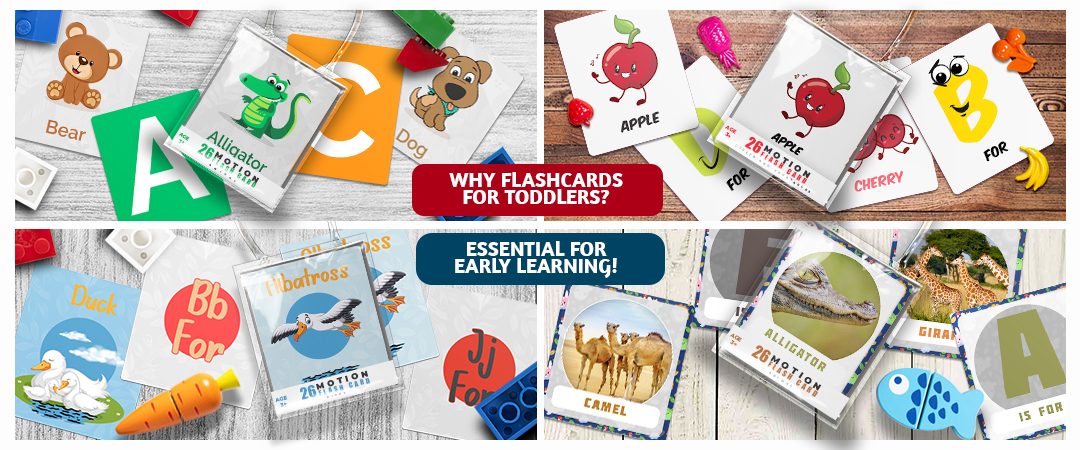 How do flash cards for toddlers benefits early learning?